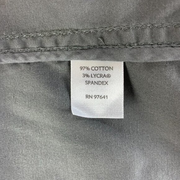 J Jill Blazer Jacket Gray Medium Lightweight Casual Stretch Two Button Workwear - Picture 6 of 14